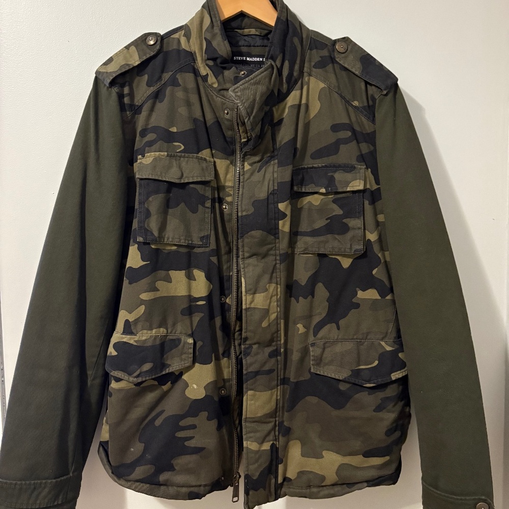 Steve Madden Camo Jacket